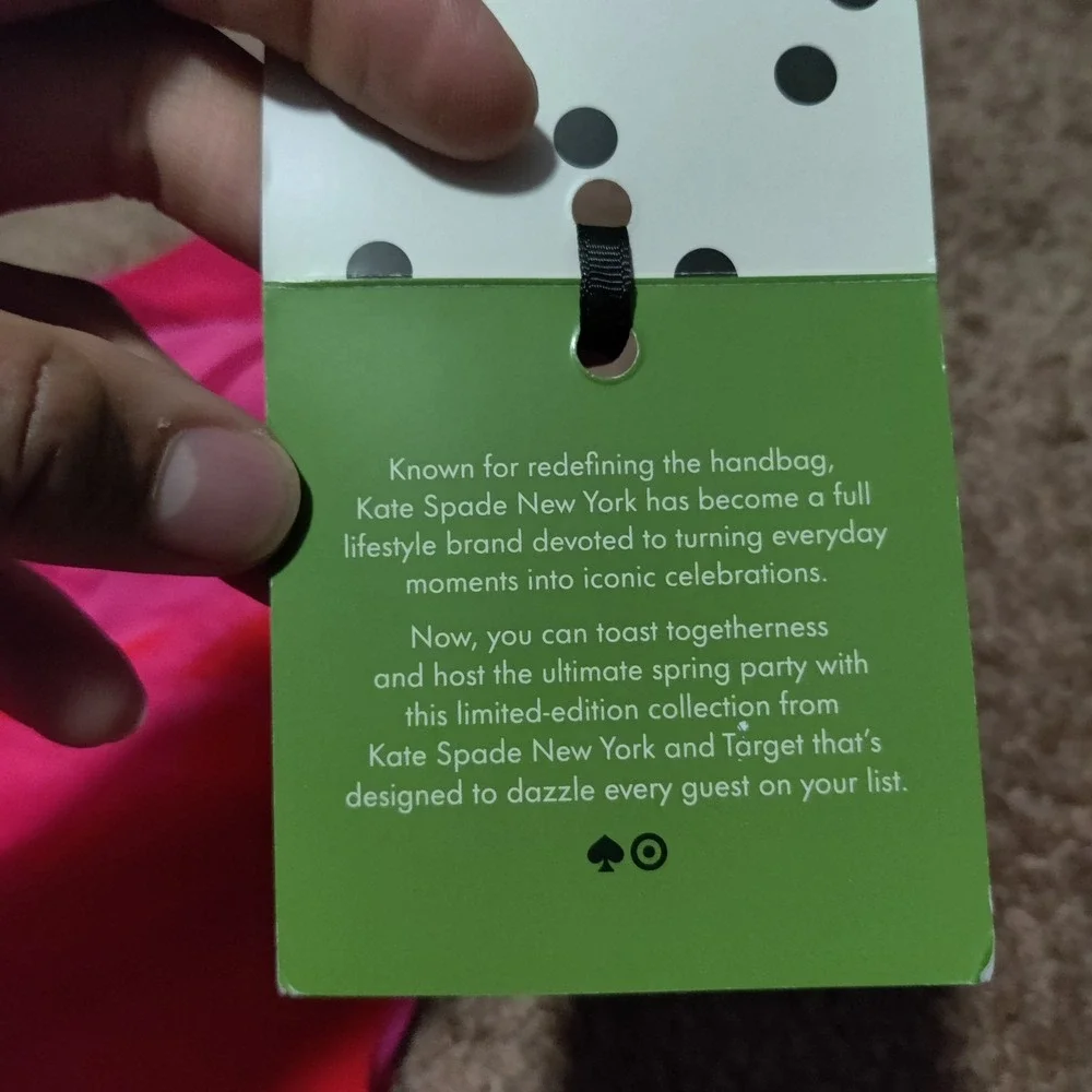 Kate Spade X Target Floral Peplum Sleeveless Midi Dress Size 00 New Pink Orange - Picture 4 of 13